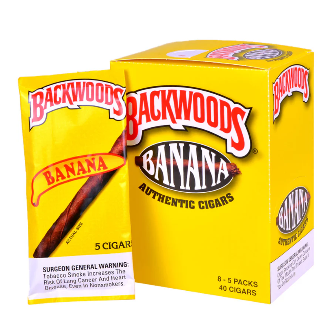 BACKWOODS CIGARS - 8 PACKS OF 5