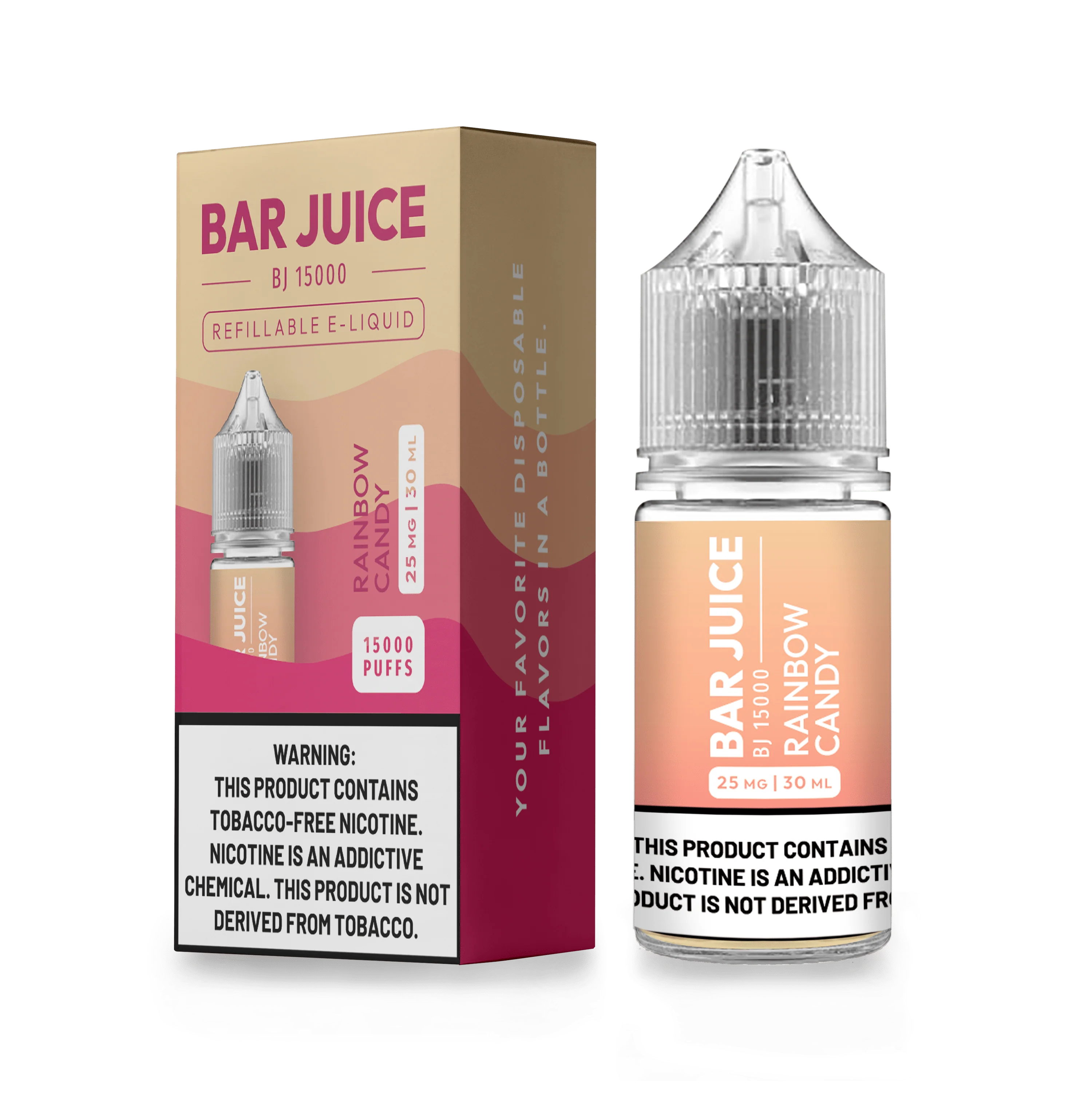 BAR JUICE BJ 15000 REFILLABLE E-LIQUID