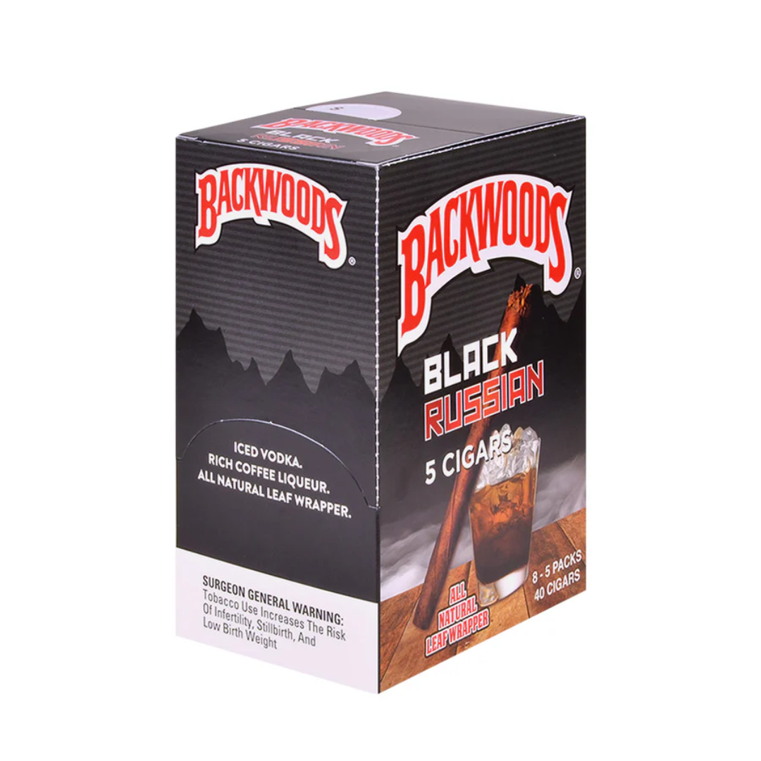 BACKWOODS CIGARS - 8 PACKS OF 5