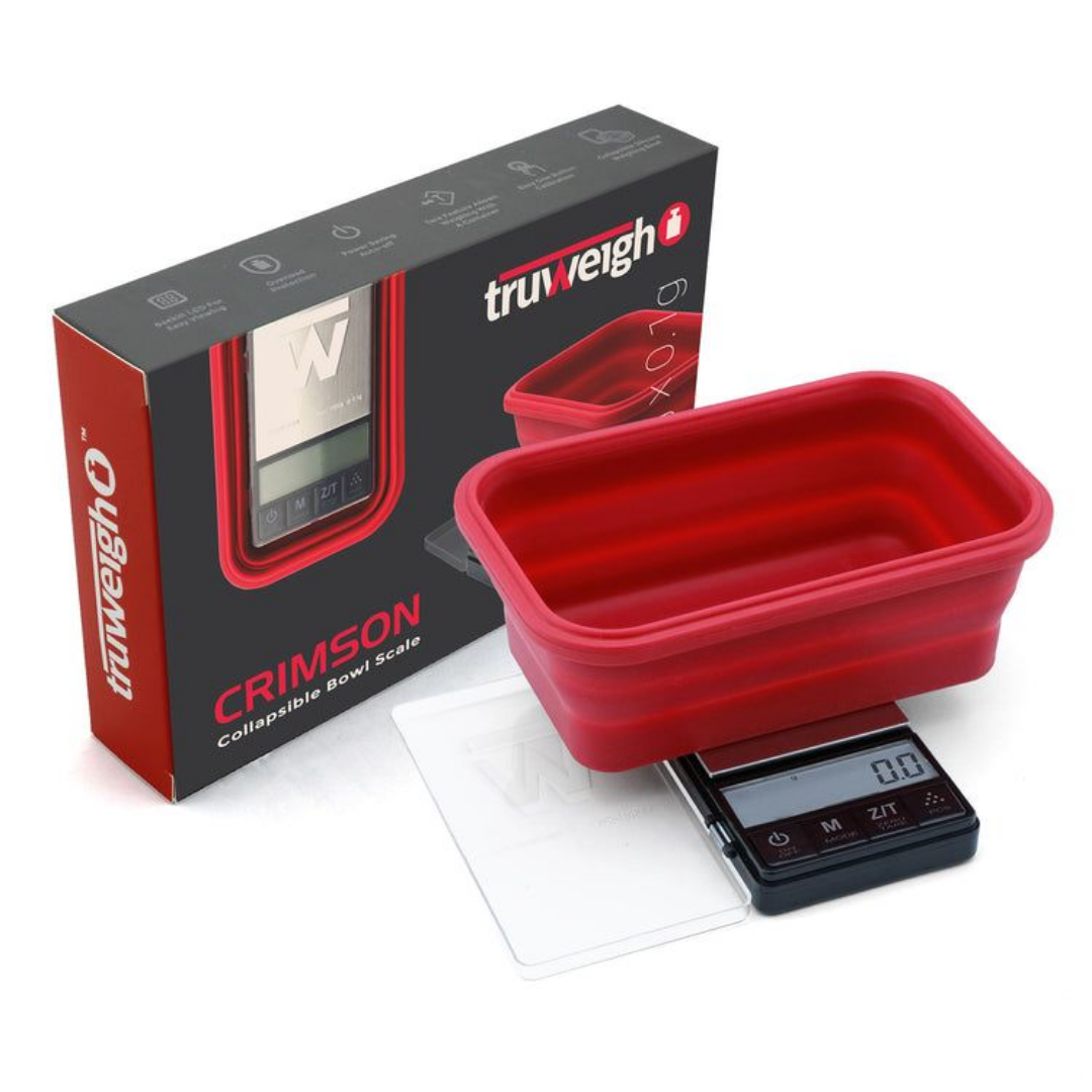 TRUWEIGH CRIMSON SCALE COLLAPSIBLE BOWL 1000G X 0.1G