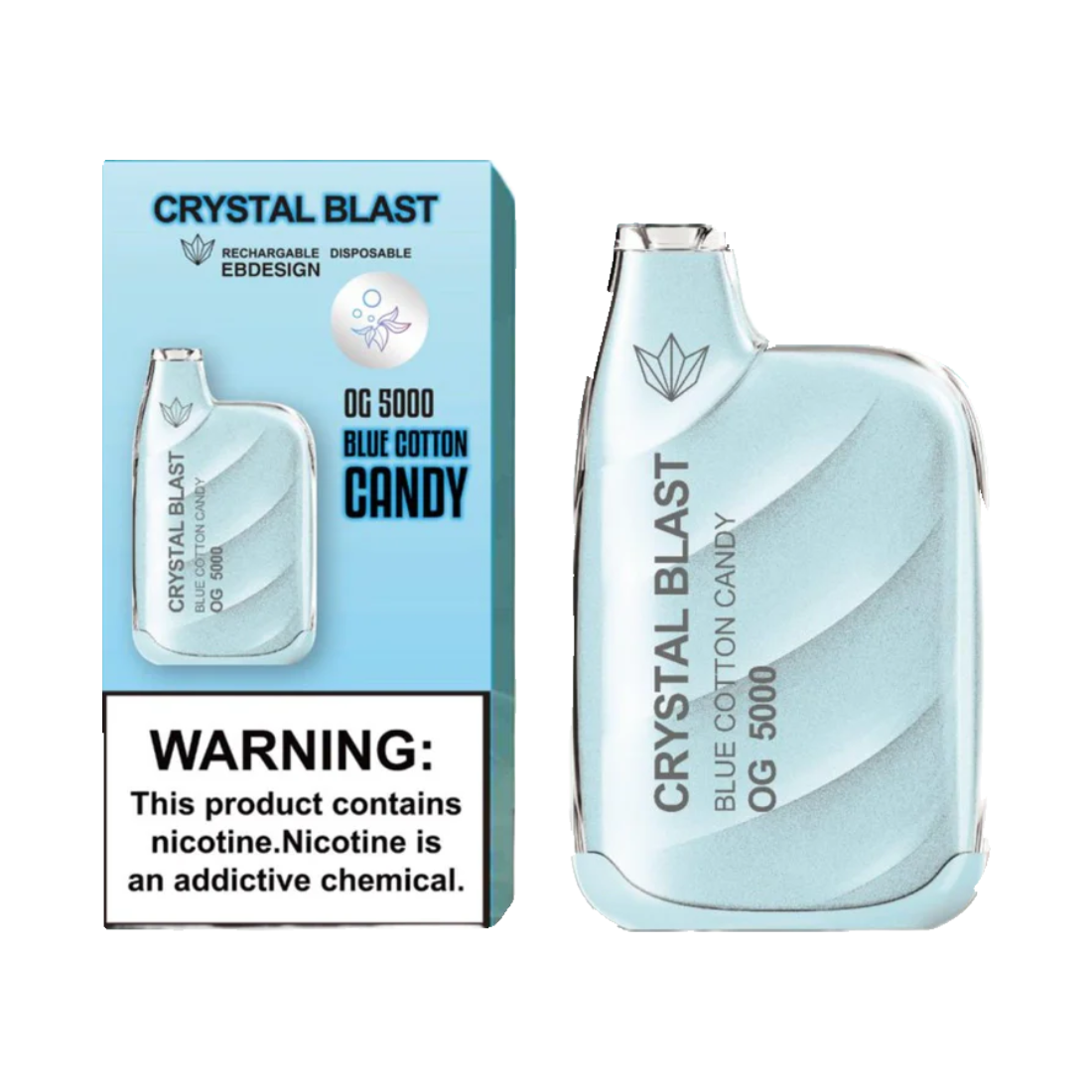 CRYSTAL BLAST OG5000 DISPOSABLE VAPES 5000 PUFF