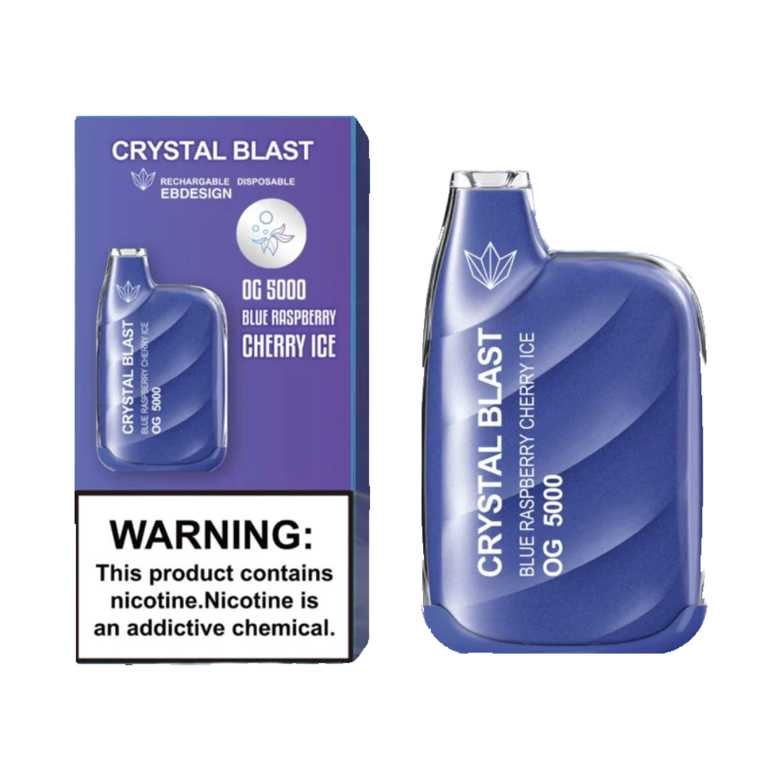 CRYSTAL BLAST OG5000 DISPOSABLE VAPES 5000 PUFF