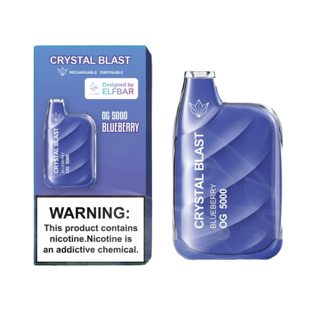 CRYSTAL BLAST OG5000 DISPOSABLE VAPES 5000 PUFF
