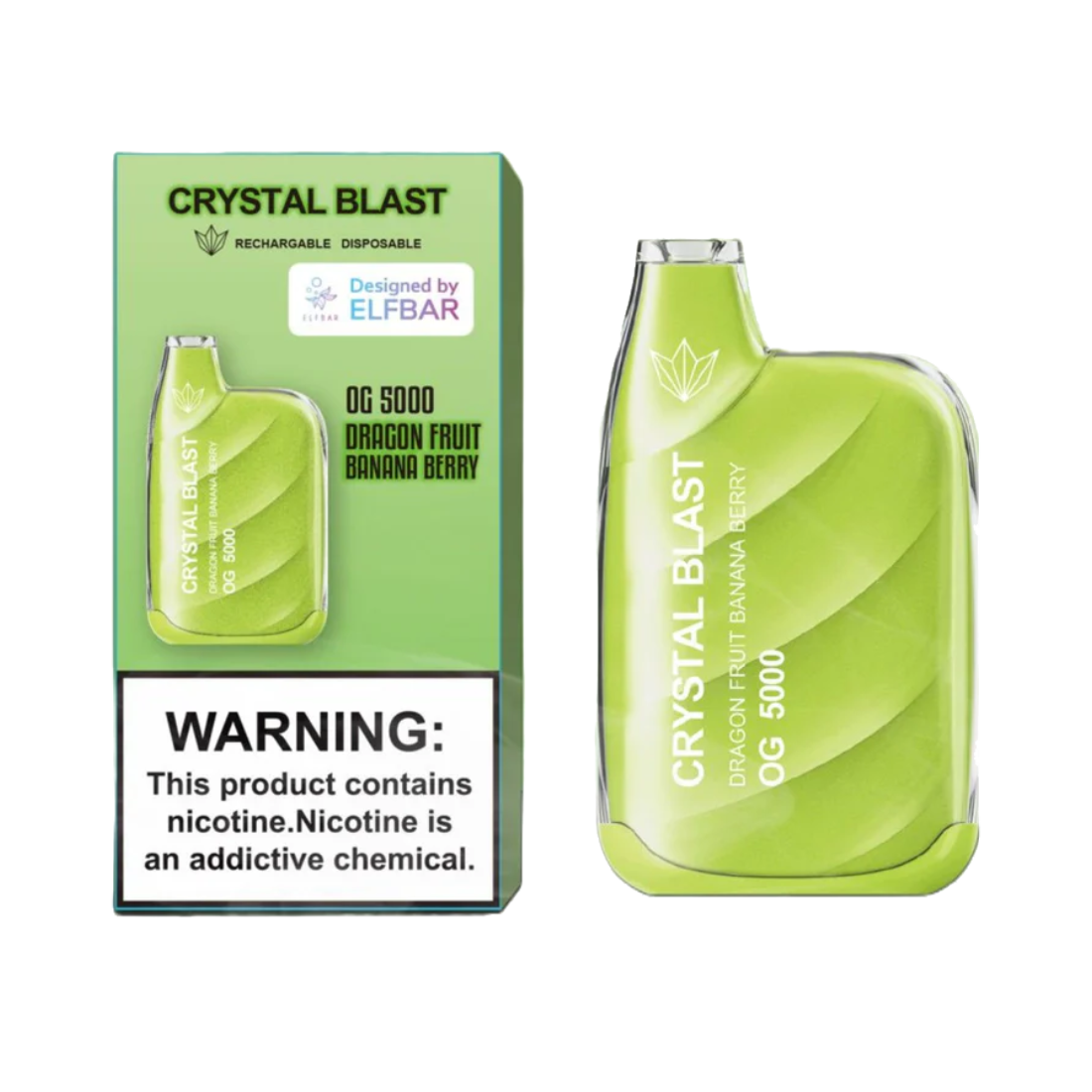 CRYSTAL BLAST OG5000 DISPOSABLE VAPES 5000 PUFF