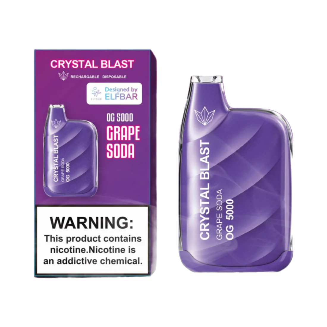 CRYSTAL BLAST OG5000 DISPOSABLE VAPES 5000 PUFF