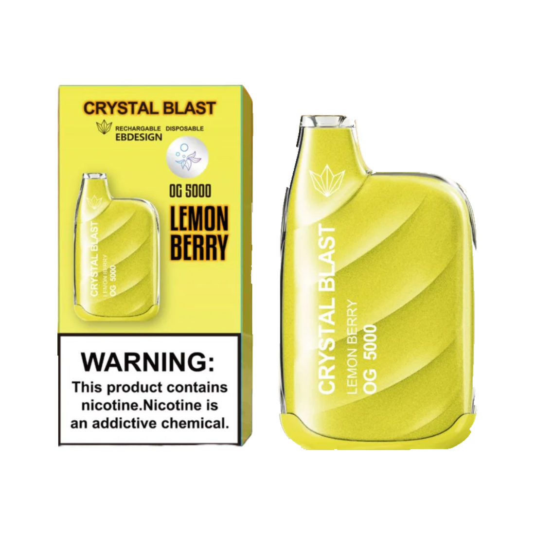 CRYSTAL BLAST OG5000 DISPOSABLE VAPES 5000 PUFF
