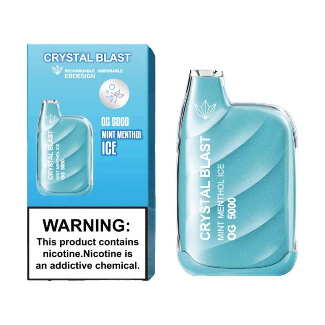 CRYSTAL BLAST OG5000 DISPOSABLE VAPES 5000 PUFF