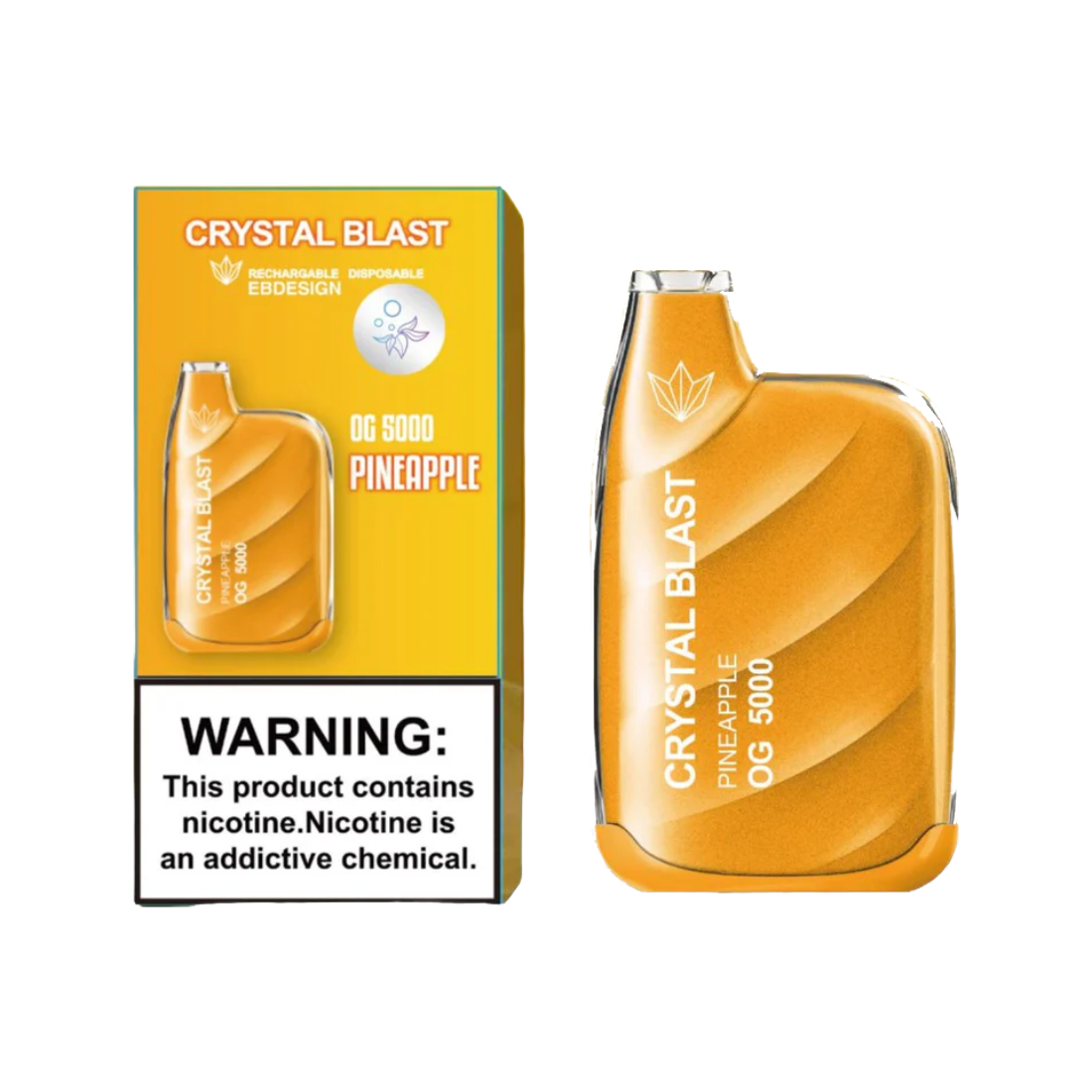 CRYSTAL BLAST OG5000 DISPOSABLE VAPES 5000 PUFF