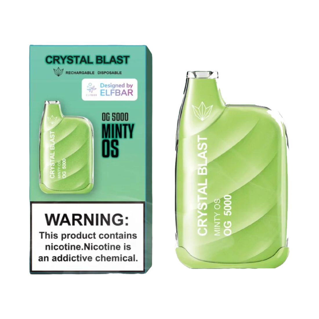 CRYSTAL BLAST OG5000 DISPOSABLE VAPES 5000 PUFF