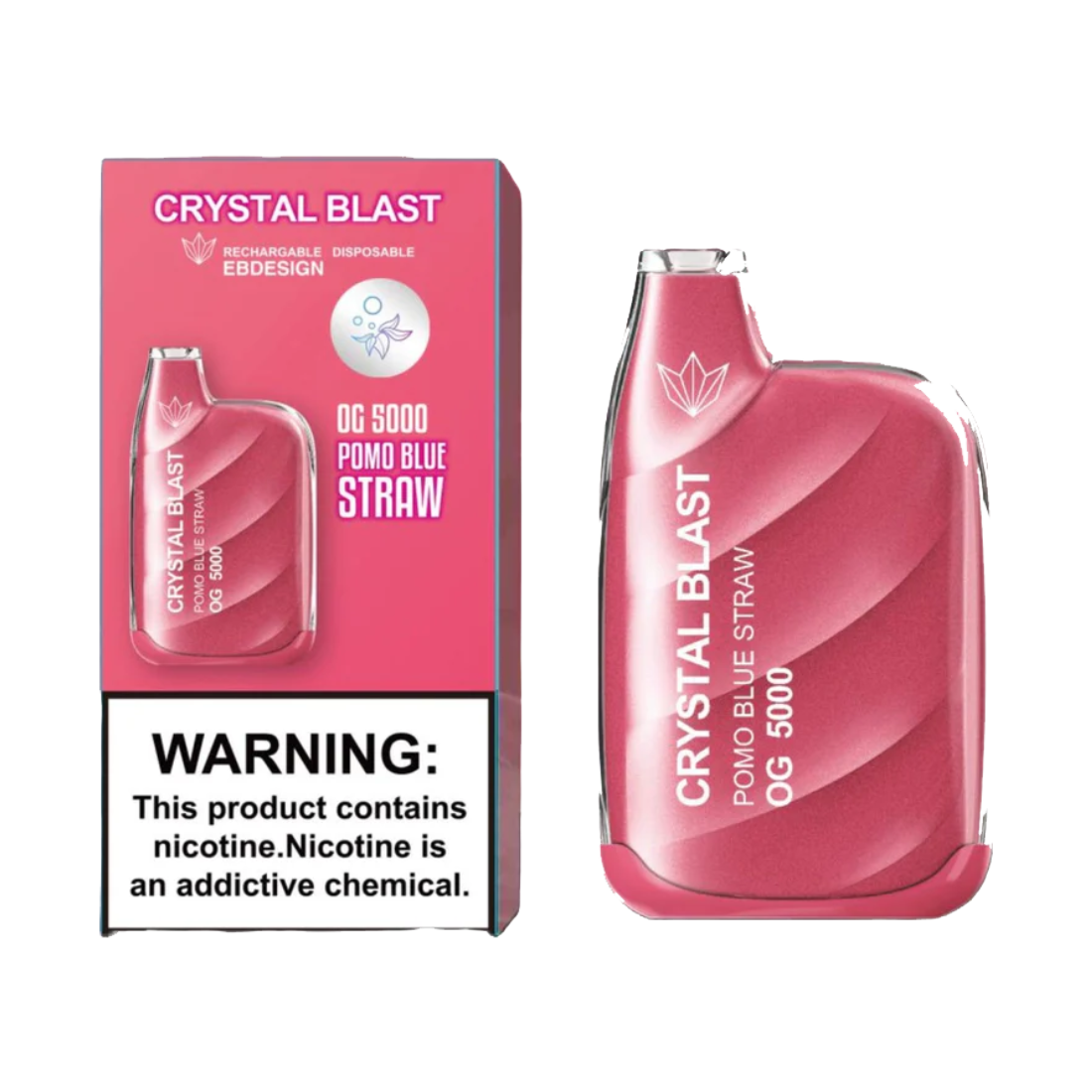 CRYSTAL BLAST OG5000 DISPOSABLE VAPES 5000 PUFF