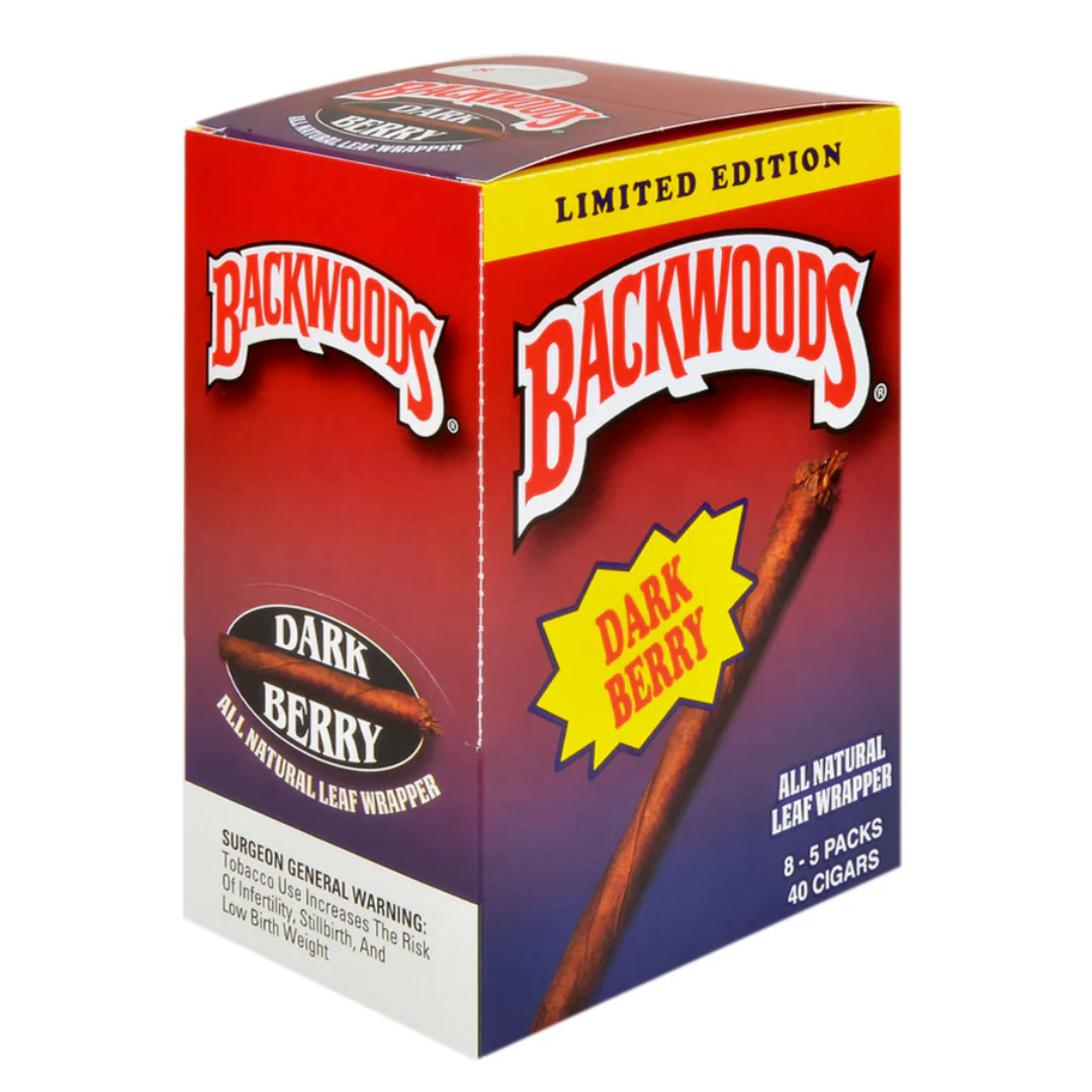 BACKWOODS CIGARS - 8 PACKS OF 5