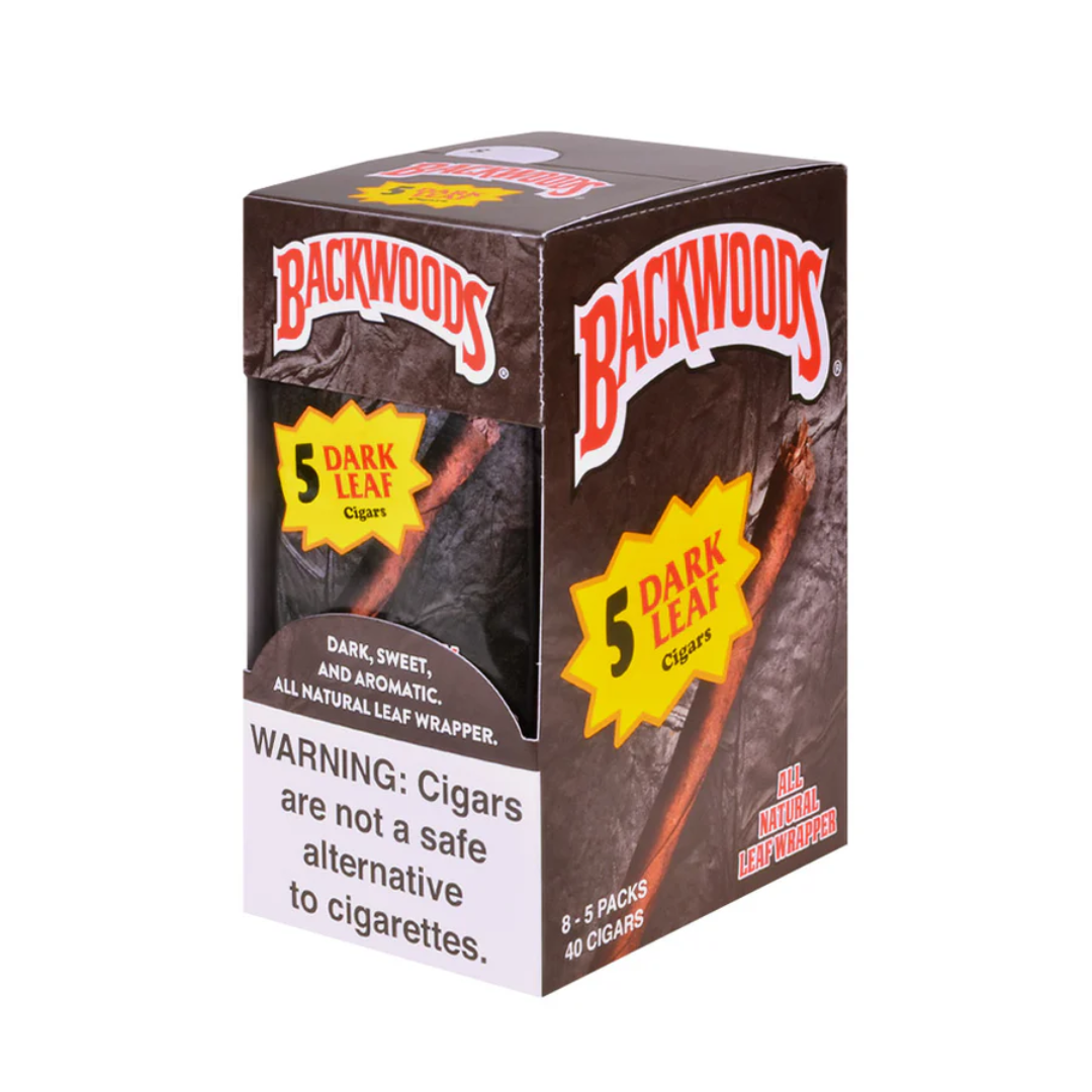 BACKWOODS CIGARS - 8 PACKS OF 5