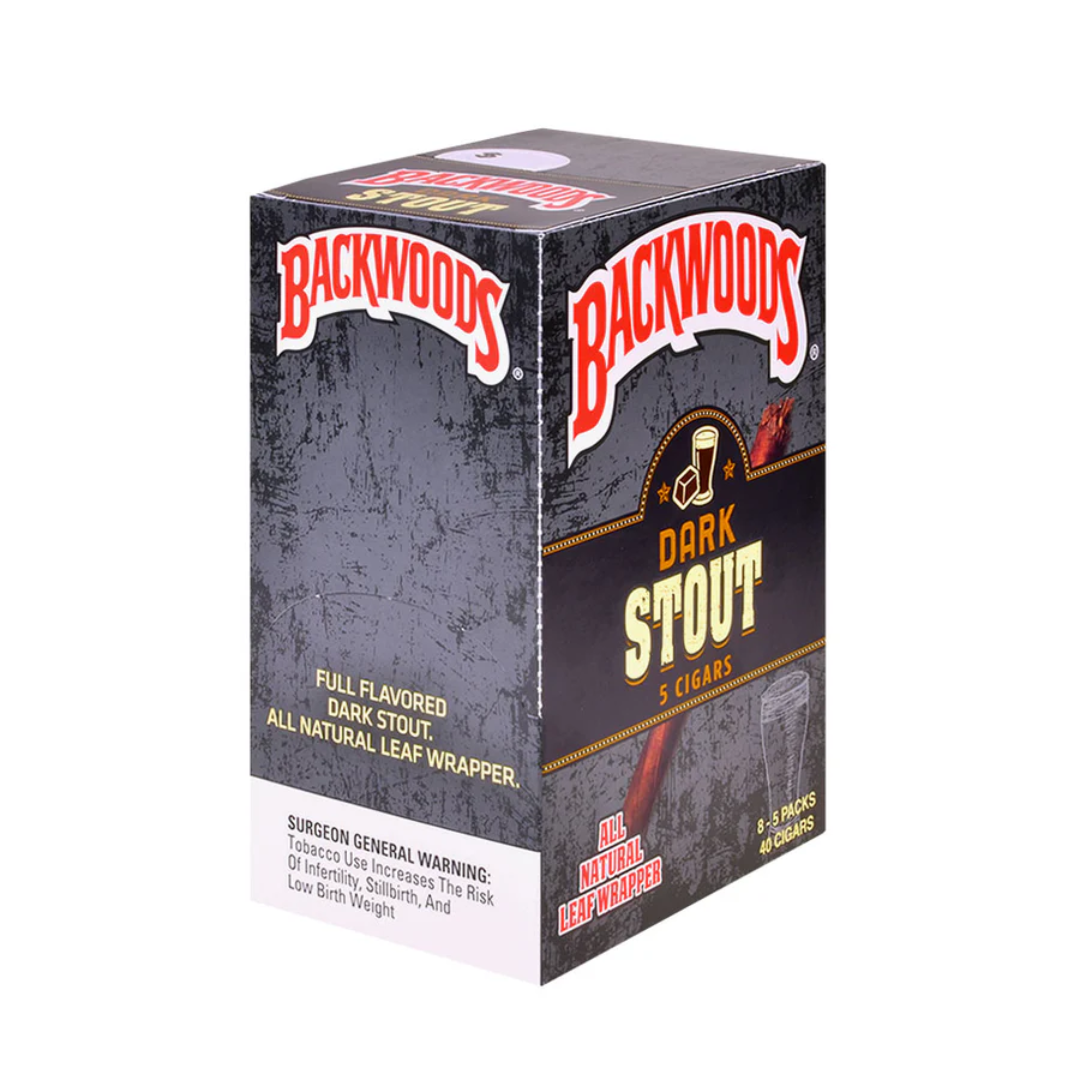 BACKWOODS CIGARS - 8 PACKS OF 5