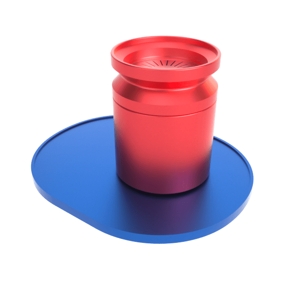 STUNDENGLASS INFUSION CHAMBER ASSEMBLY - BLUE AND RED