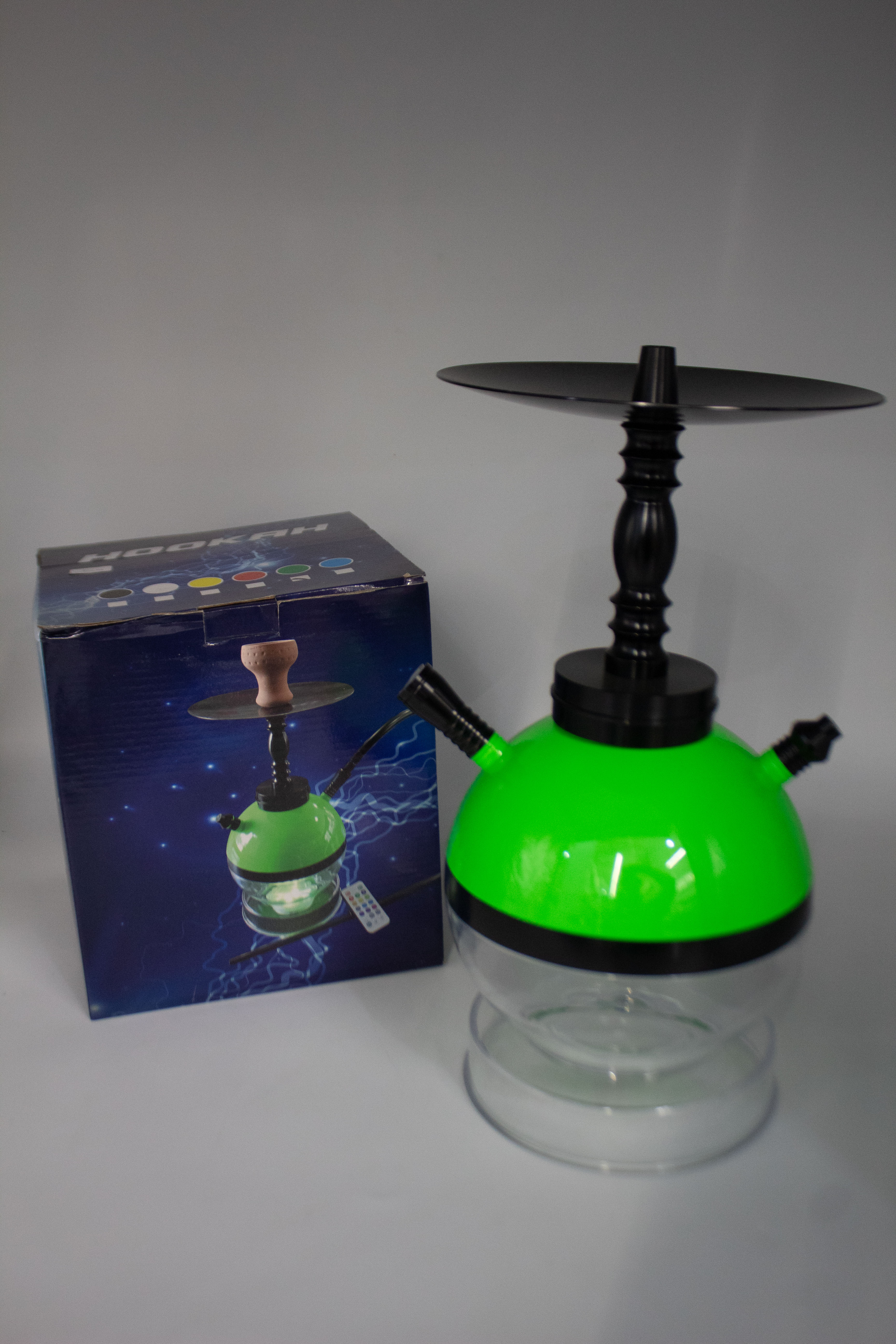 GLASS ORB HOOKAH BASE