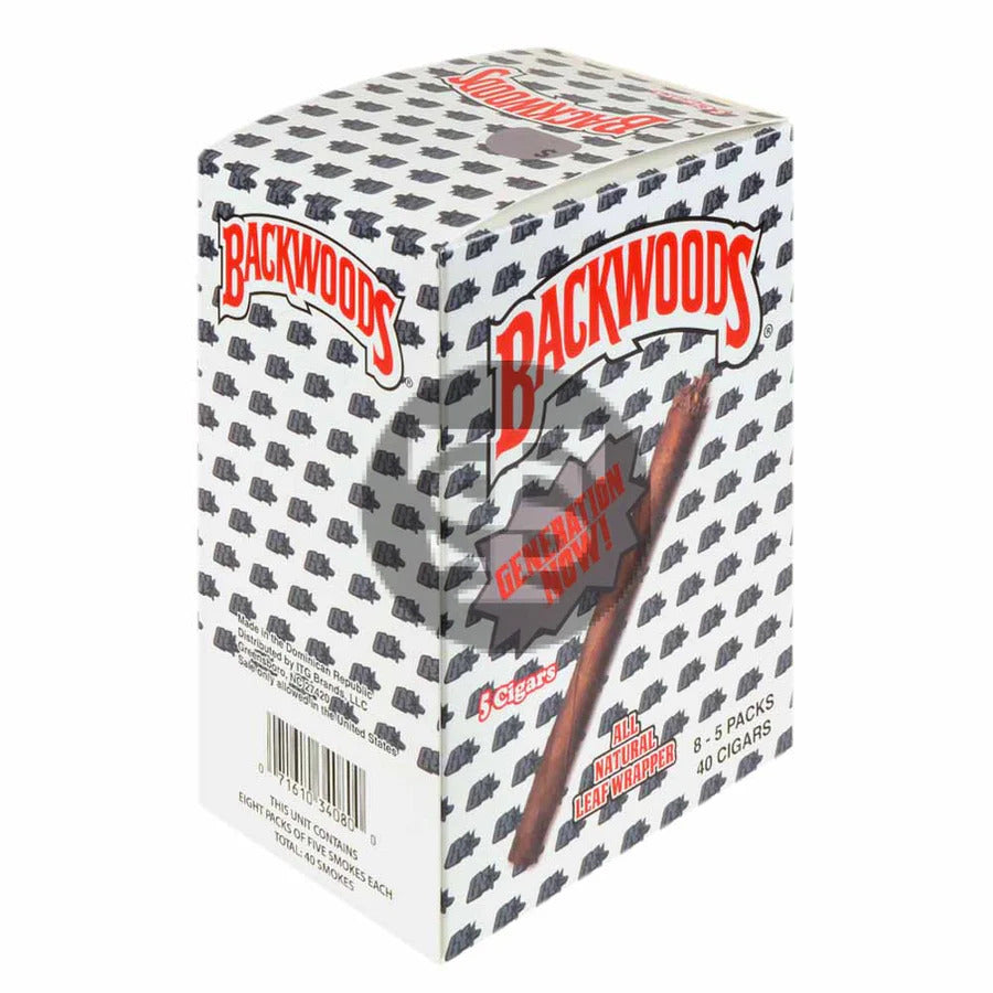 BACKWOODS CIGARS - 8 PACKS OF 5