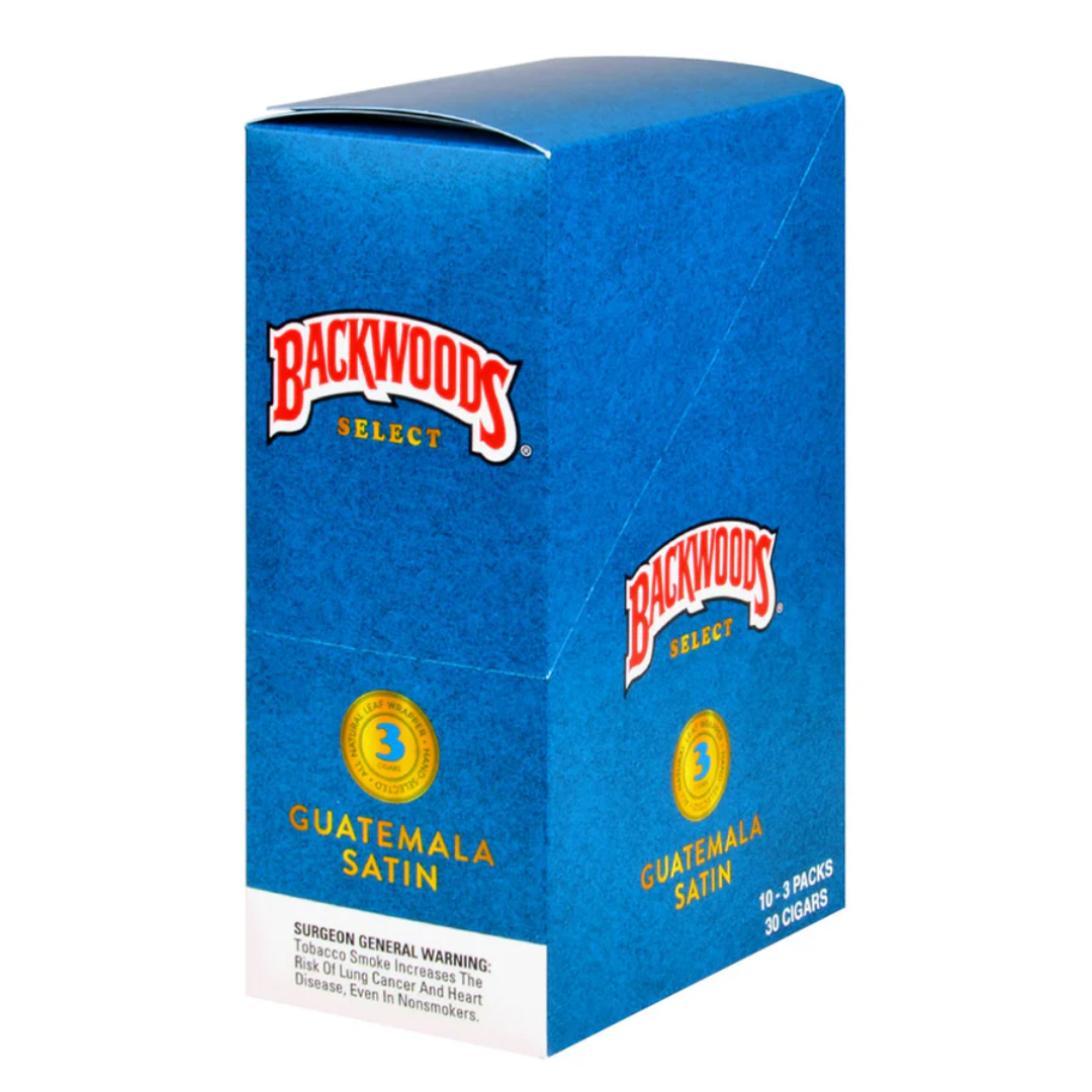 BACKWOODS SELECT CIGARS - 10 PACKS OF 3