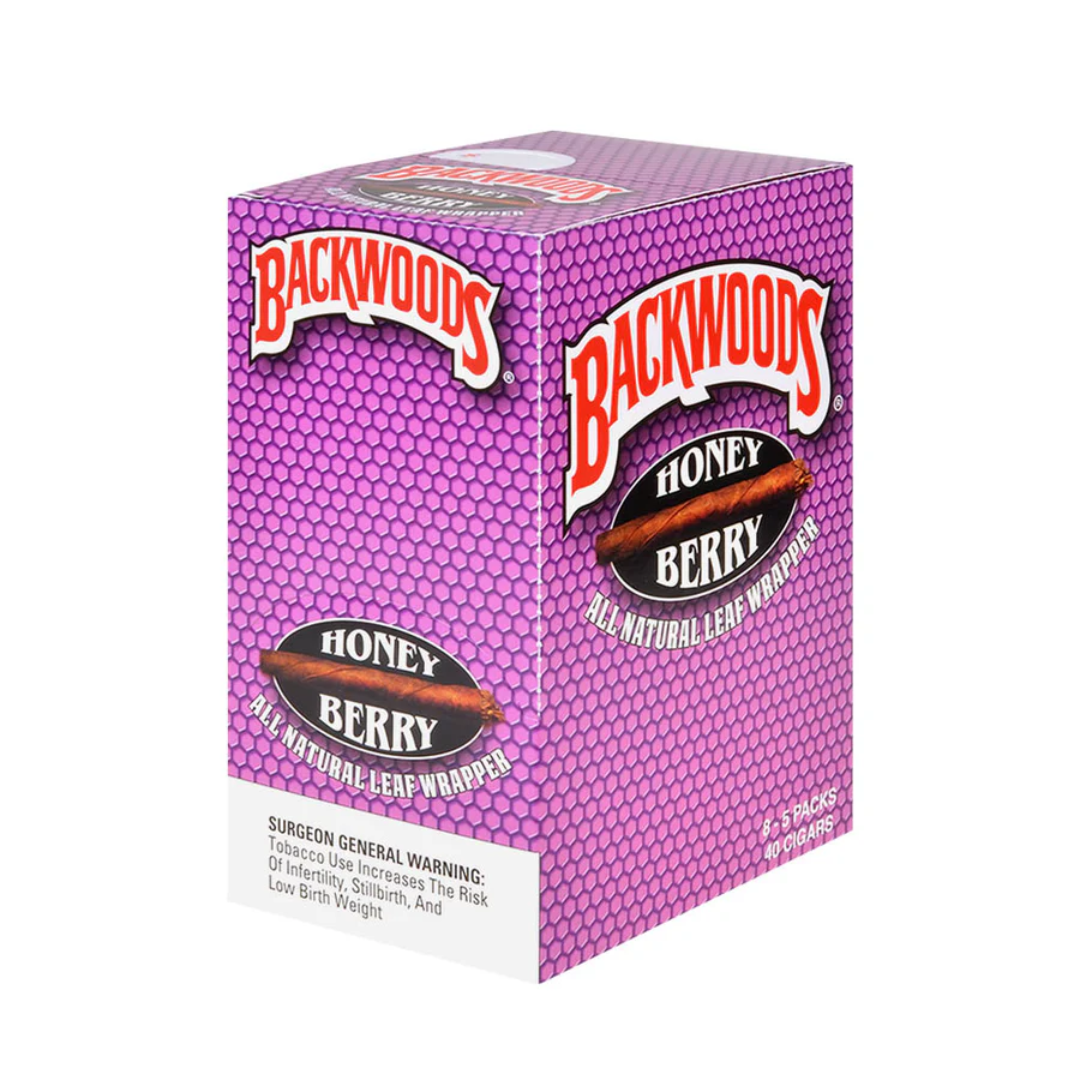 BACKWOODS CIGARS - 8 PACKS OF 5
