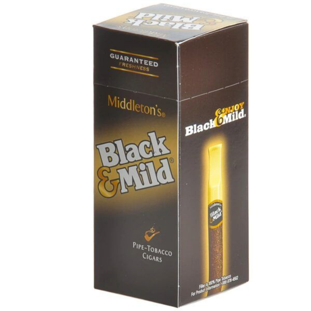 BLACK AND MILD CIGARS 25PK