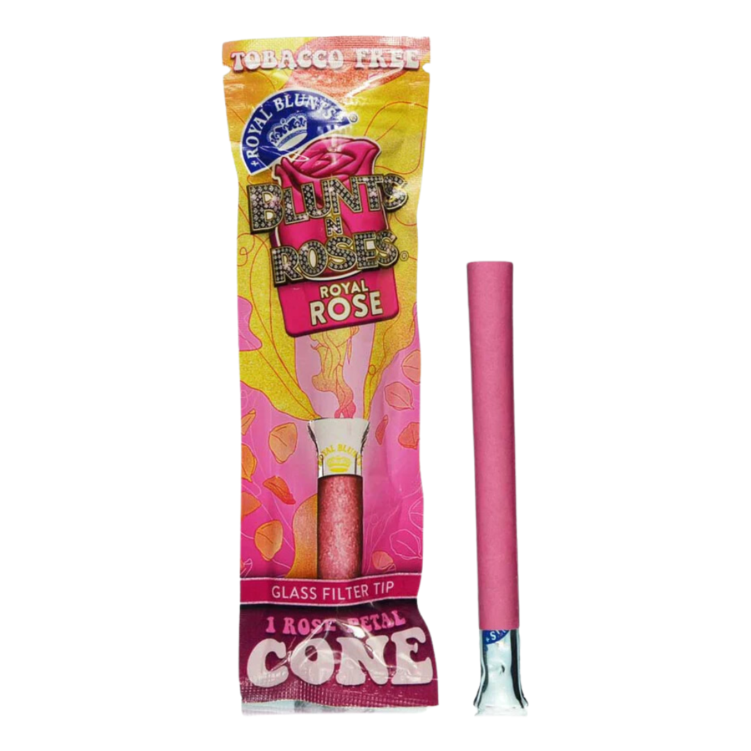 Rose Petal Cone with Glass Tip 1 Pack