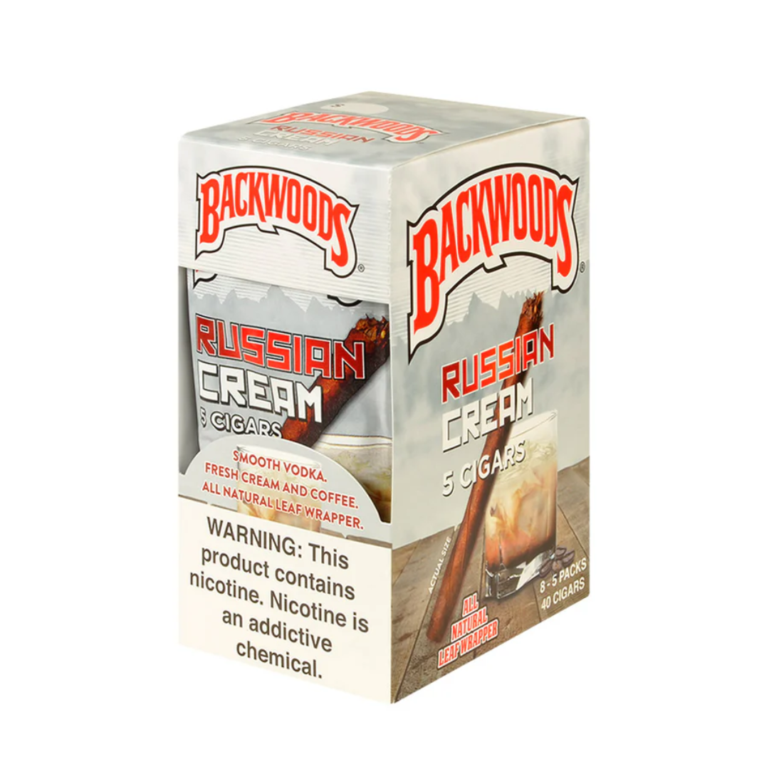 BACKWOODS CIGARS - 8 PACKS OF 5