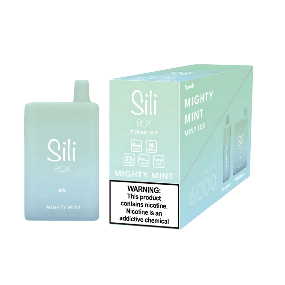 SILI BOX NICOTINE VAPES TURBO HIT 6000 PUFF