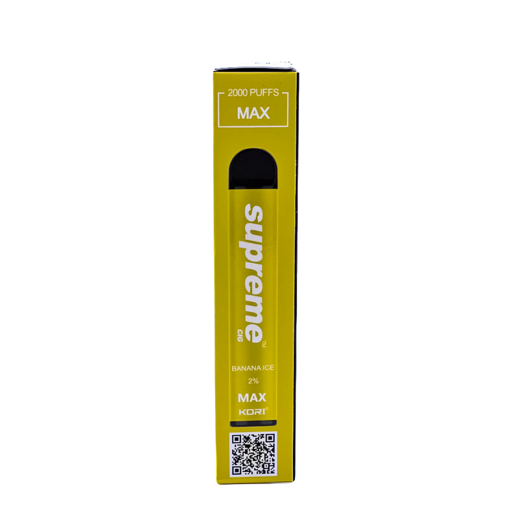 SUPREME DISPOSABLE VAPE 2%  MAX 2000 PUFF 10CT
