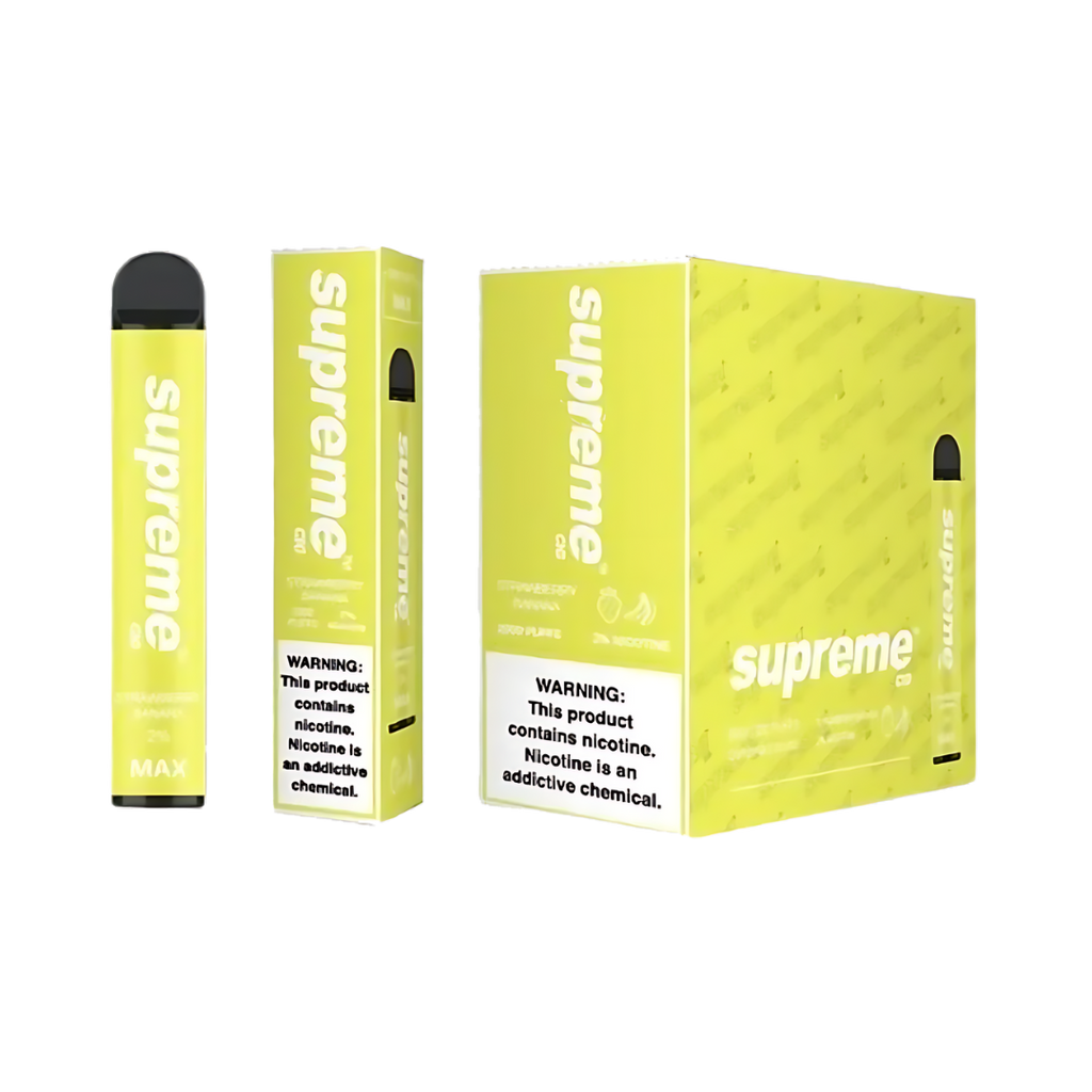 SUPREME DISPOSABLE VAPE 2%  MAX 2000 PUFF 10CT