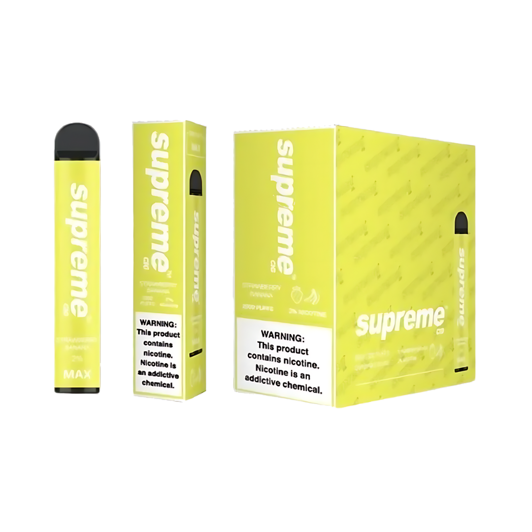 SUPREME DISPOSABLE VAPE 2%  MAX 2000 PUFF 10CT