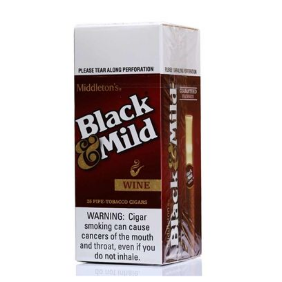 BLACK AND MILD CIGARS 25PK
