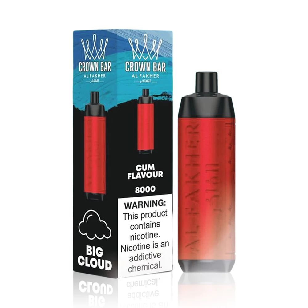 AL FAKHER CROWN BAR DISPOSABLE VAPE – 8000 PUFFS
