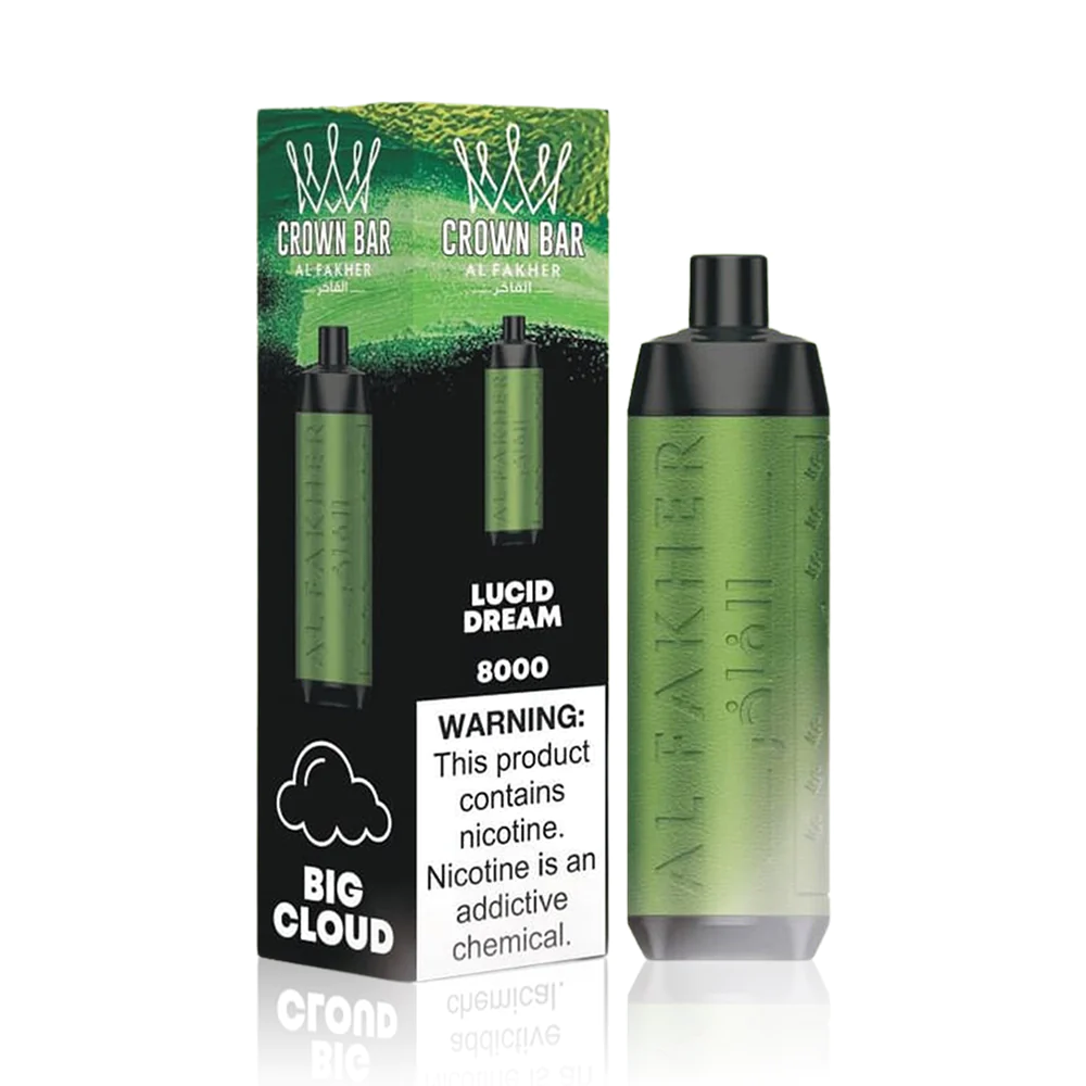 AL FAKHER CROWN BAR DISPOSABLE VAPE – 8000 PUFFS