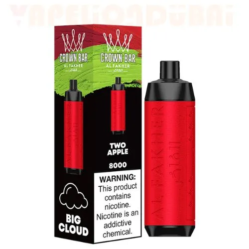 AL FAKHER CROWN BAR DISPOSABLE VAPE – 8000 PUFFS