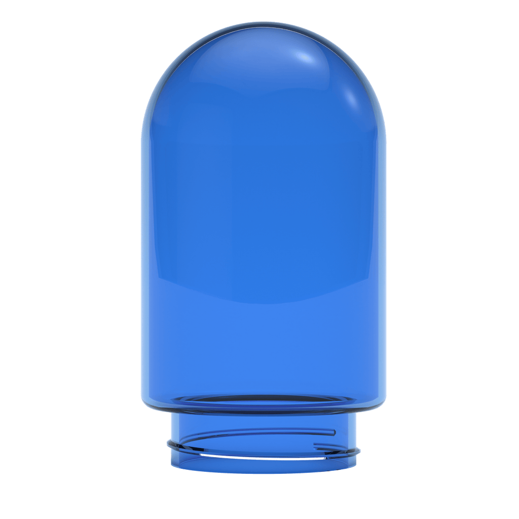 SINGLE BLUE GLASS GLOBE (LARGE)